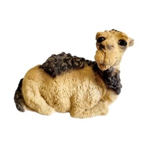 Vintage Stone Critters Sitting Resin Camel Figurine by United Design SC-220